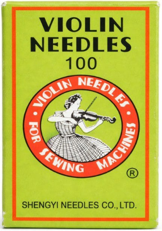 Violin sewing machine needles pack